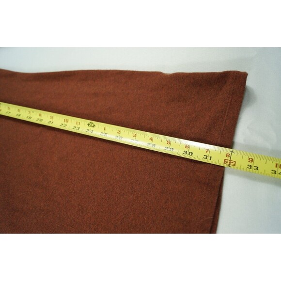 Peruvian Connection Light Weight Long Sleeve Sweater Burgundy Size 16 Long - Picture 13 of 13